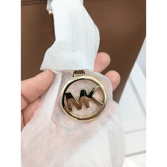 Michael Kors Jet Set Travel Leather Tote Bag Luggage Shoulder Carryall Classic - Picture 10 of 16